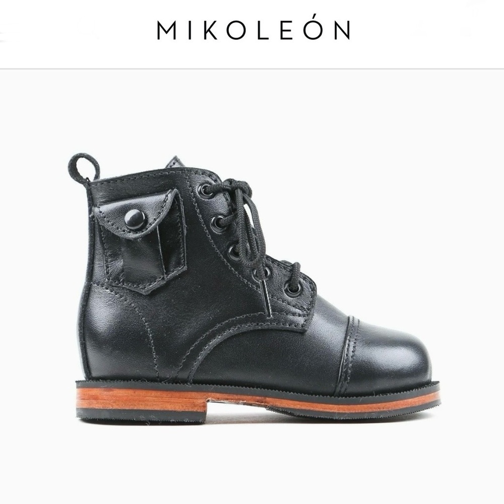 Mikoleon Handmade Leather Kid’s Sz 11 Classic Heirloom Boot